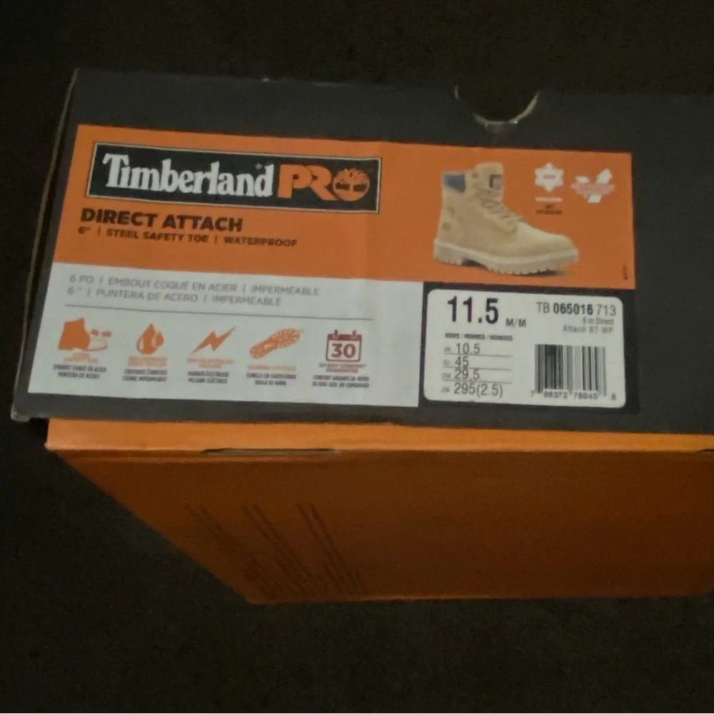 Timberland Pro Waterproof Stainless Steal Men’s Work Boots - Picture 11 of 12